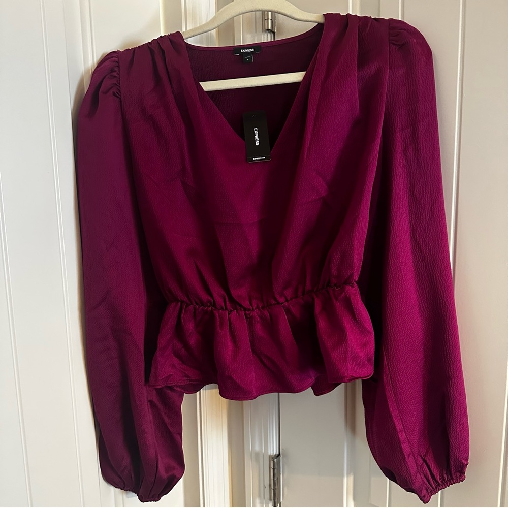 Express Deep Magenta Blouse